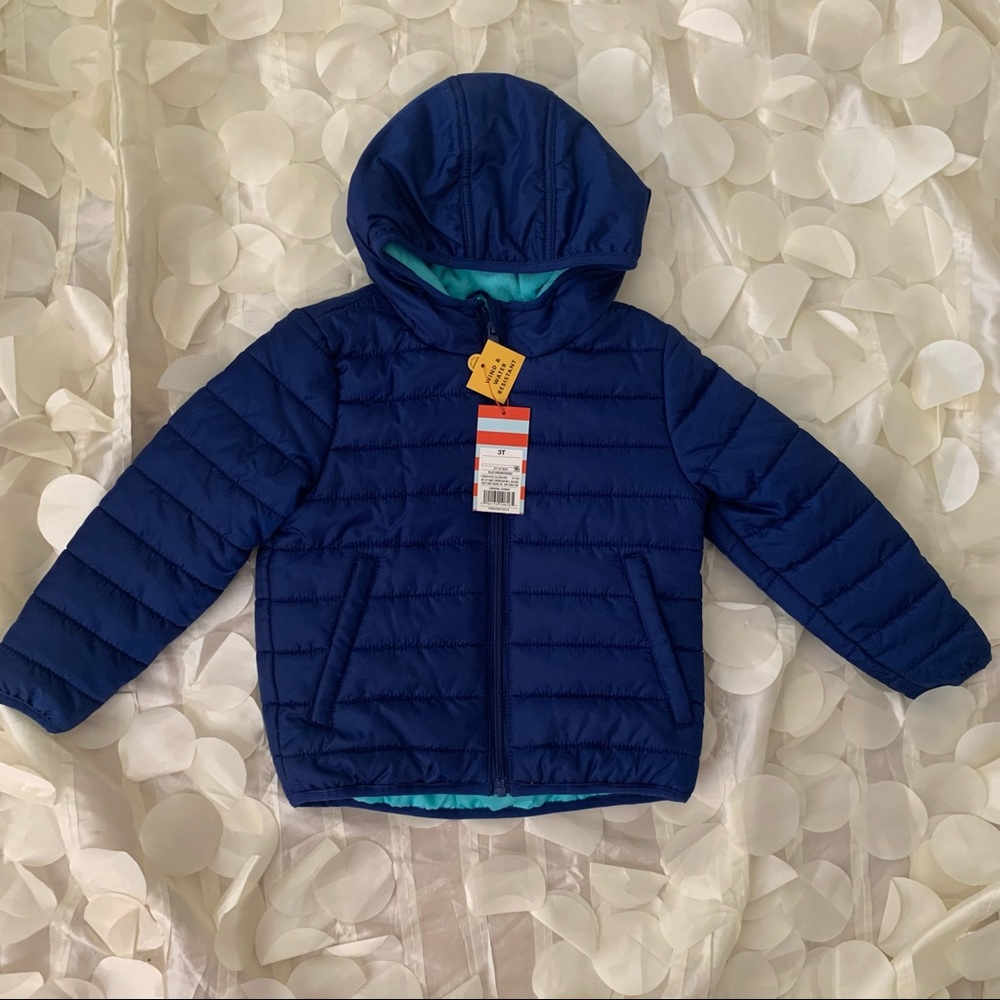 NEW Cat and Jack puffer jacket SIZE 3 NWT